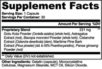 Gotu Kola & Bacopa Clarity Complex